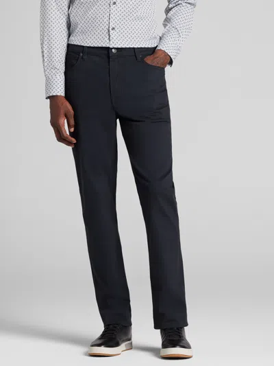 Joseph Abboud Modern Fit Comfort Stretch 5-pocket Pants In Black