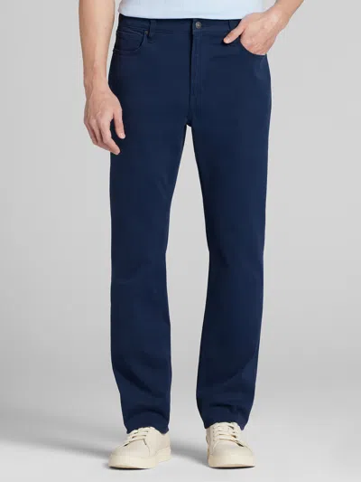 Joseph Abboud Modern Fit Comfort Stretch 5-pocket Pants In Blue
