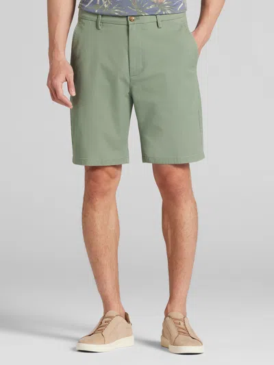 Joseph Abboud Modern Fit Comfort Stretch Chino Shorts In Green