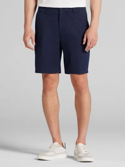 Joseph Abboud Modern Fit Comfort Stretch Chino Shorts In Blue