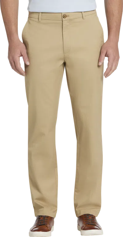 Joseph Abboud Modern Fit Comfort Stretch Chinos In Brown