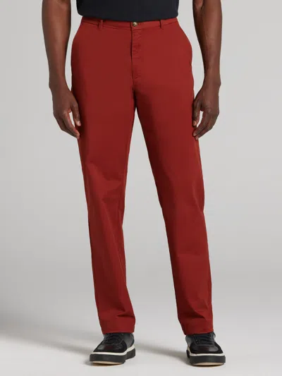 Joseph Abboud Modern Fit Comfort Stretch Chinos In Red
