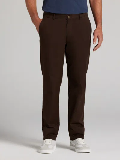 Joseph Abboud Modern Fit Comfort Stretch Chinos In Brown