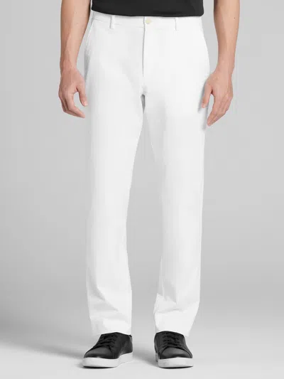 Joseph Abboud Big & Tall Men's Modern Fit Comfort Stretch Chinos In White