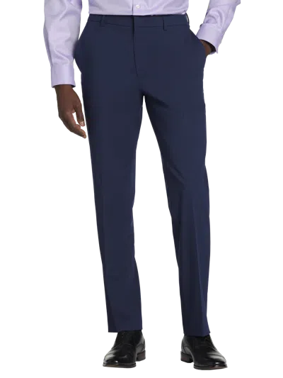 Joseph Abboud Modern Fit Comfort Stretch Dress Pants In Blue
