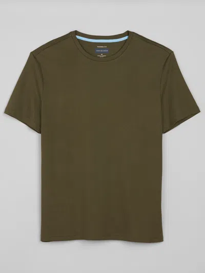 Joseph Abboud Modern Fit Crewneck Tee Olive - Size: Xl In Green