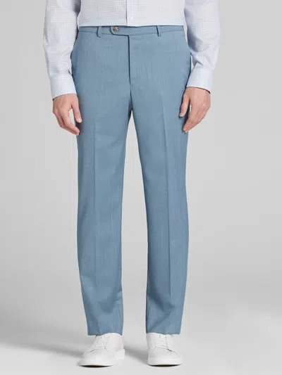 Joseph Abboud Modern Fit Flat Front Men's Suit Pants Dusty In Blue