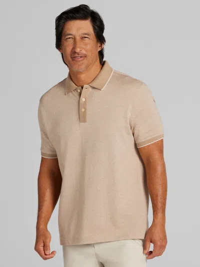 Joseph Abboud Modern Fit Jacquard Polo In Blue