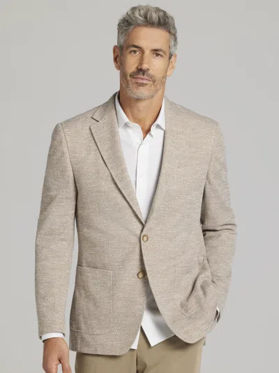 Joseph Abboud Modern Fit Knit Sport Coat In Neutral