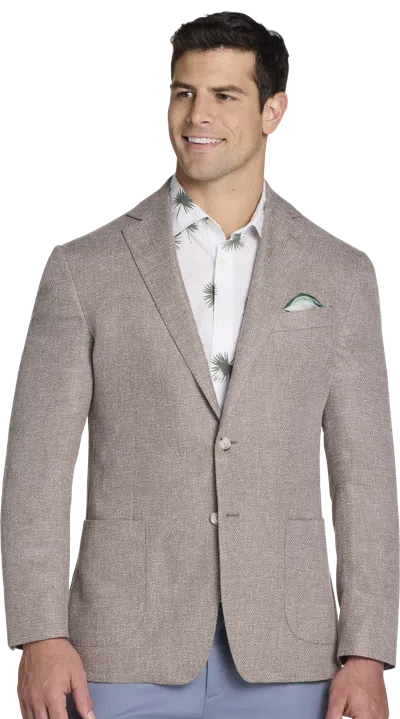 Joseph Abboud Modern Fit Linen Blend Sport Coat In Neutral