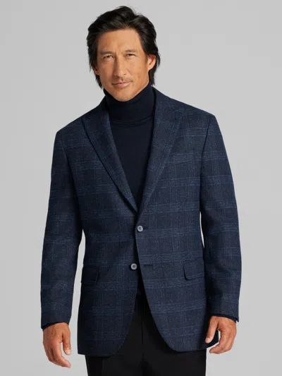 Joseph Abboud Modern Fit Plaid Sport Coat In Blue