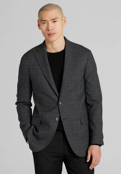 Joseph Abboud Modern Fit Plaid Sport Coat In Gray