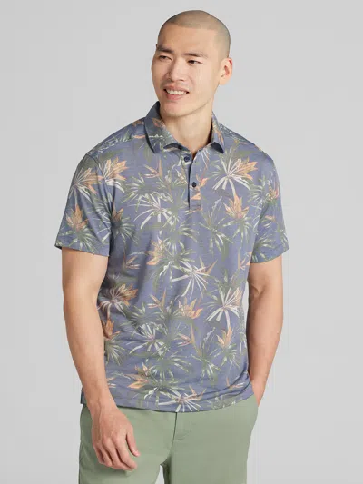 Joseph Abboud Modern Fit Resort Polo In Blue