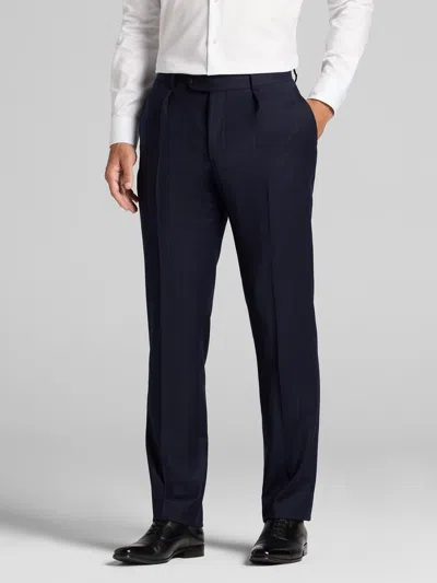 Joseph Abboud Modern Fit Single Pleat Men's Suit Pants In Blue