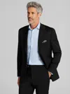 Joseph Abboud Modern Fit Solid Men's Suit Jacket In Black