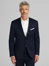 Joseph Abboud Modern Fit Solid Men's Suit Jacket In Blue