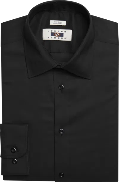 Joseph Abboud Modern Fit Spread Collar Dress Shirt In Black
