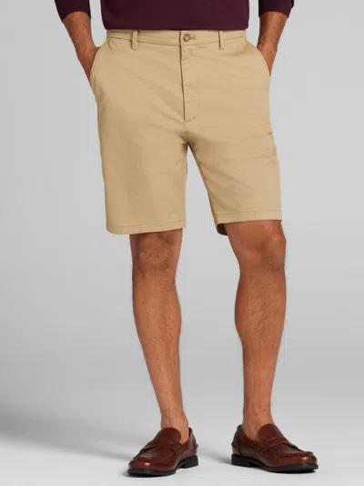 Joseph Abboud Modern Fit Stretch Chino Shorts In Gold