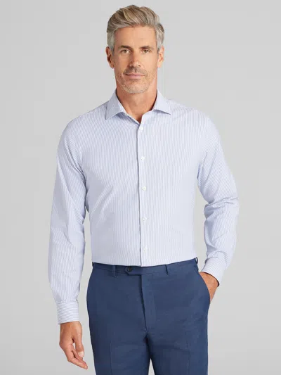 Joseph Abboud Modern Fit Stripe Performance Dress Shirt In Blue