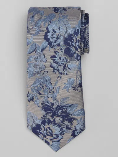 Joseph Abboud Multi Floral Tie In Blue