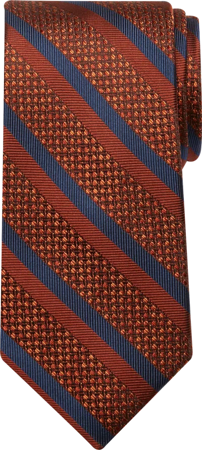 Joseph Abboud Narrow Diagonal Stripe Silk Tie
