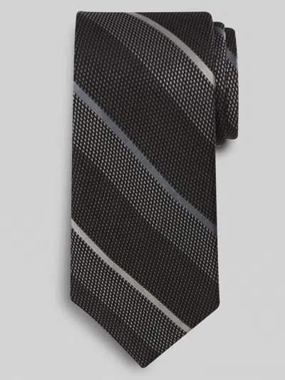 Joseph Abboud Narrow Dot Stripe Tie In Black