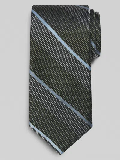 Joseph Abboud Narrow Dot Stripe Tie In Green