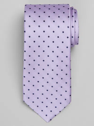 Joseph Abboud Narrow Dot Tie In Purple