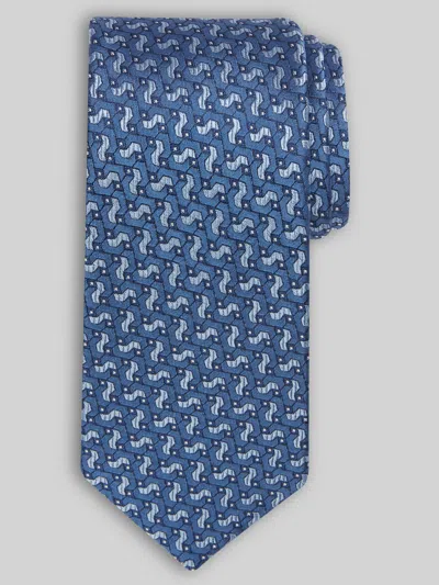 Joseph Abboud Narrow Geo Puzzle Pieces Tie