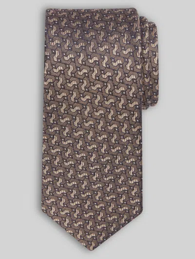 Joseph Abboud Narrow Geo Puzzle Pieces Tie