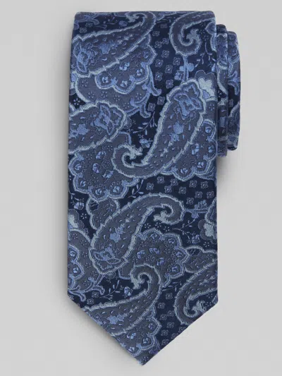 Joseph Abboud Narrow Piscean Paisley Tie In Gray