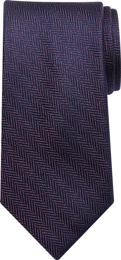 Joseph Abboud Narrow Tie Purple - Size: One Size