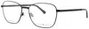 Joseph Abboud Rectangular Stainless Steel Eyeglasses For Men In Blue