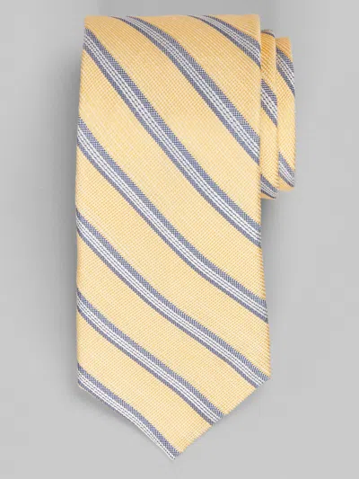 Joseph Abboud Oxford Bar Stripe Tie In Metallic