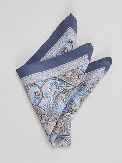 Joseph Abboud Paisley Pocket Square In Multi