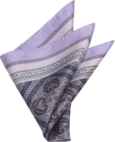 Joseph Abboud Paisley Silk Pocket Square