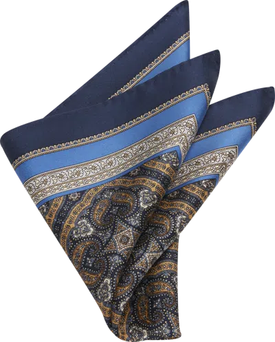 Joseph Abboud Paisley Silk Pocket Square