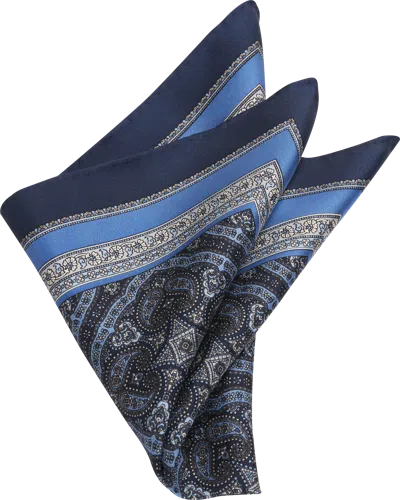 Joseph Abboud Paisley Silk Pocket Square