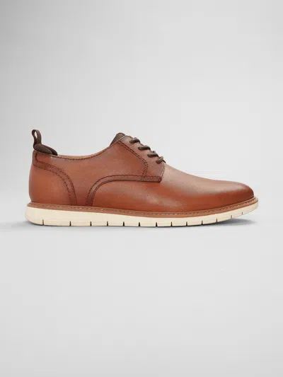 Joseph Abboud Plain Toe Hybrid Oxfords In Brown