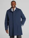 Joseph Abboud Raincoat With Removable Liner In Blue