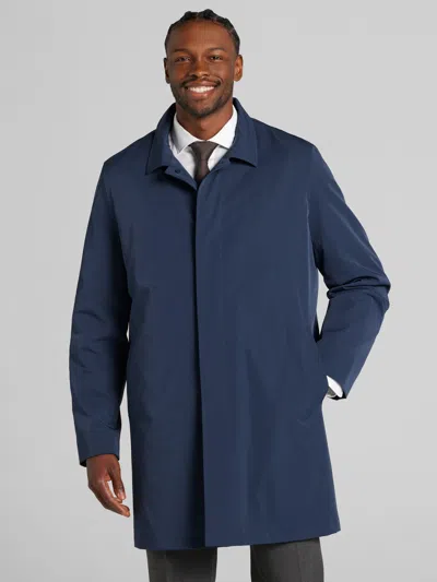 Joseph Abboud Raincoat With Removable Liner In Blue