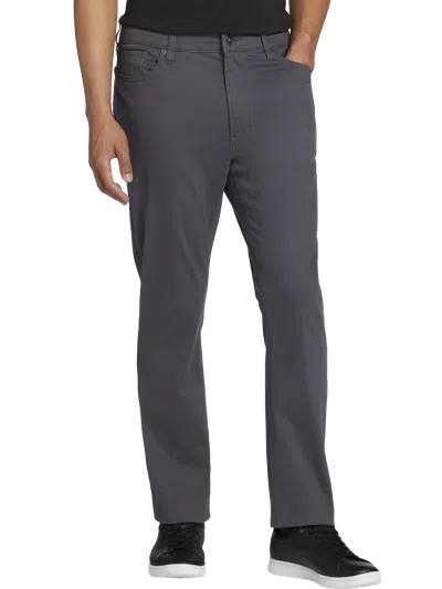 Joseph Abboud Slim Fit Comfort Stretch 5-pocket Pants Charcoal - Size: 32w X 34l In Gray