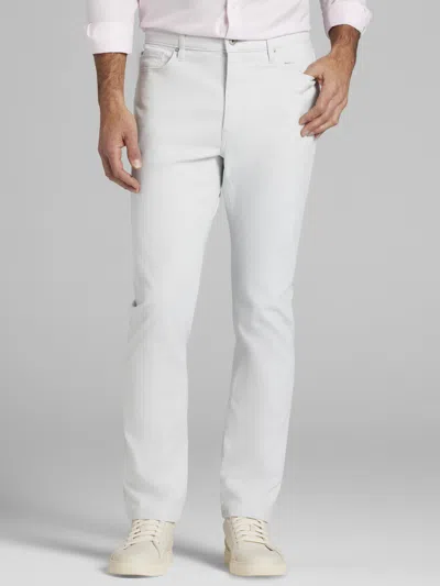 Joseph Abboud Slim Fit Comfort Stretch 5-pocket Pants In Gray