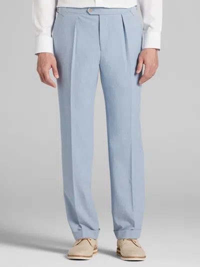 Joseph Abboud Slim Fit Solid Dress Pant In Blue