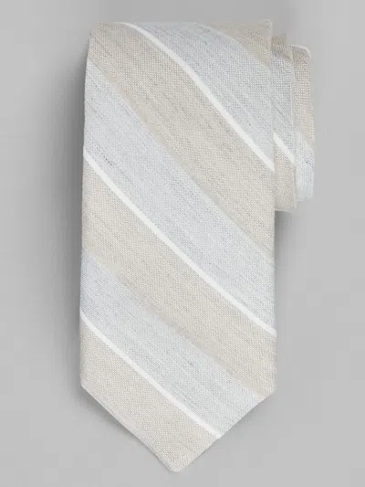 Joseph Abboud Soft Stripe Tie In Gold
