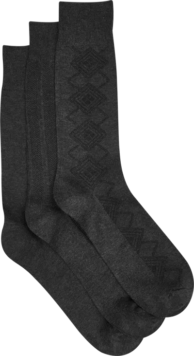 Joseph Abboud Solid Bamboo Blend Socks, 3-pack