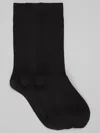 Joseph Abboud Solid Butterluxe Socks (3-pair) In Black