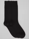 Joseph Abboud Solid Butterluxe Socks, 3-pair In Black