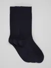 Joseph Abboud Solid Butterluxe Socks (3-pair) In Blue