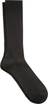 Joseph Abboud Solid Dress Socks, 1-pair In Brown